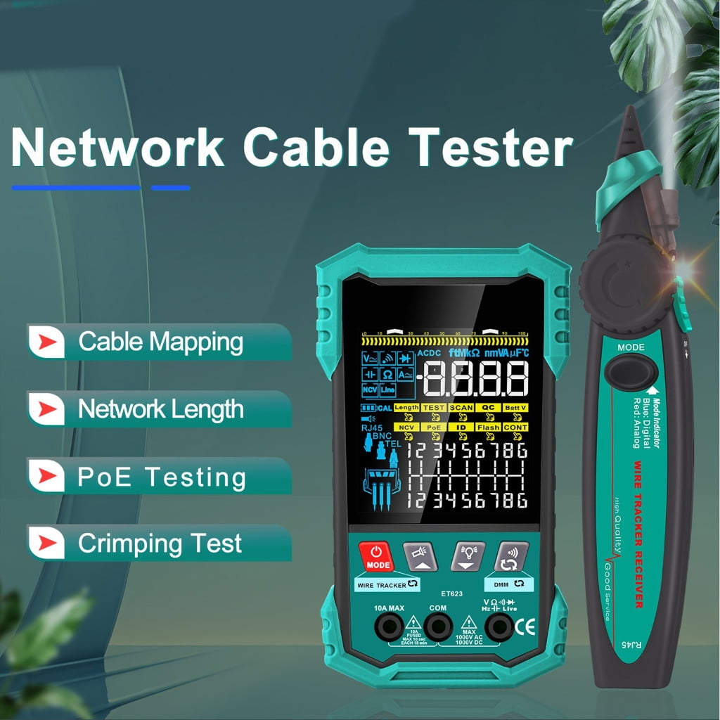 MOMOJIA Integrated Multifunctional Voltage Meter Networks Line Trackers Tester Tool For Professional Electricians And Engineers