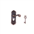 thumbnail image 2 of 16 Unids Casa de Muñecas Cerradura de Puerta 1:12 Aleación Retro Puerta en Miniatura Muebles de Casa de Muñeca Accesorios Manija Derecha la Puerta Clave Accesorios de Escena, 2 of 8