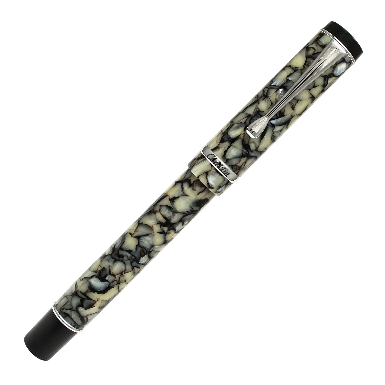 Conklin Duragraph Fountain Pen Medium Nib Cracked Ice (CK71312)