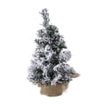 thumbnail image 4 of simhoa Flocked Christmas Tree Artificial Christmas Tree for Living Room Shelf Party 30 cm, 4 of 8