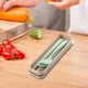 thumbnail image 1 of Cuchara, Tenedor, Cuchillo, Juego De 3 Piezas, Mesa De Comedor, Estilo Moderno, Para Camping, Para Picnic, Plegable, Metal, Duradero, Para Dormitorio,Wsvlmg, 1 of 8