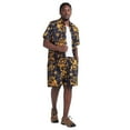thumbnail image 4 of Cloudstyle Men's Print Matching Set (Short Sleeve Shirt + Shorts), Summer Fashion Outfit for Beach Vacation & Casual Wear, 4 of 7