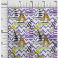 thumbnail image 2 of oneOone Georgette Viscose Purple Fabric Beach Sewing Craft Projects Fabric Prints By Yard 42 Inch Wide, 2 of 4