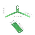 thumbnail image 2 of Ropa de aluminio de secado ropa de aleación portátil de ropa plegable verde, 2 of 9