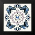 thumbnail image 2 of Parker, Jennifer Paxton 20x20 Black Modern Framed Museum Art Print Titled - Butterfly Mandala II, 2 of 5