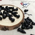 thumbnail image 4 of Anvazise 100 Pcs Black Plastic Toy Eyes Safety DIY 6-14mm for Teddy Bear Animal Dolls 7 mm, 4 of 10