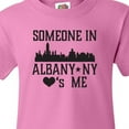 thumbnail image 4 of Inktastic Albany New York Skyline Someone Loves Me Youth T-Shirt, 4 of 5