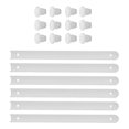 thumbnail image 1 of 3 Sets Plastic Drawer Slides Drawer Replacement Parts Drawer Rails Drawer Track Rails, 1 of 3