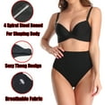 thumbnail image 3 of Ilfioreemio Thong Shapewear for Women Tummy Control Thong Girdle Panties Underwear Body Shaper, 3 of 6