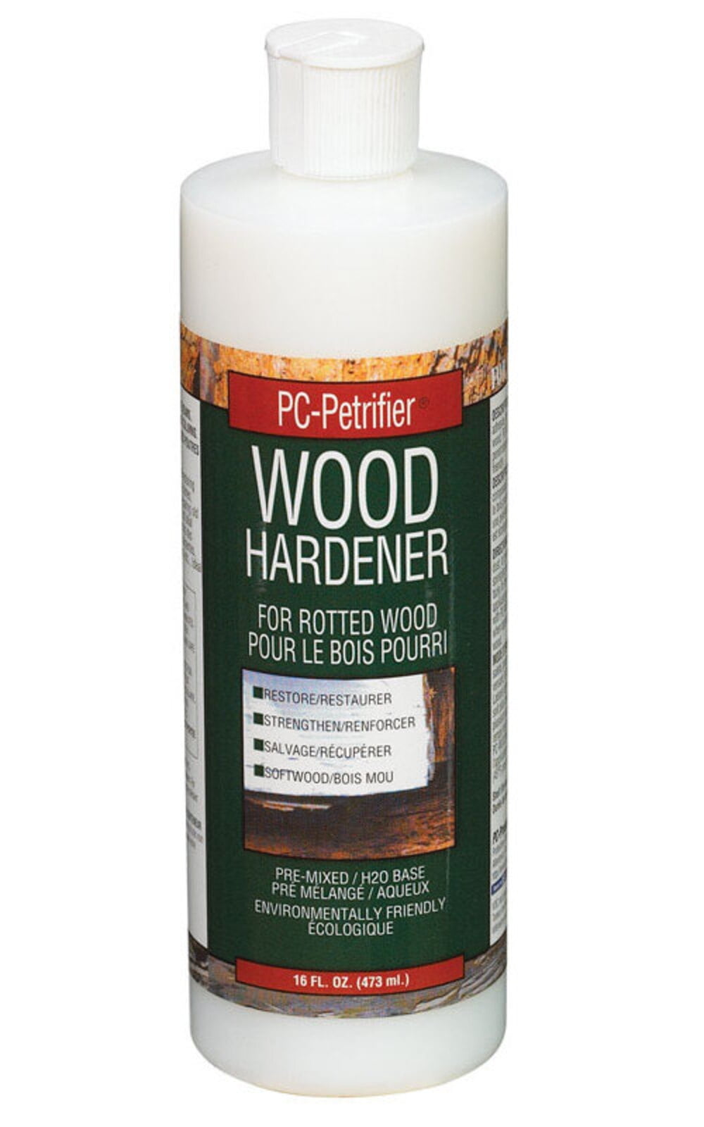 PC Products PC-Petrifier Water-Based Wood Hardener, 16 oz, Milky White  164440 