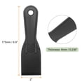thumbnail image 2 of 10pcs Putty Scraper 2" Width 6mm Thin Width 6mm Thin Flexible Plastic Putty Knife for Taping Painting, 2 of 5