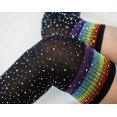 thumbnail image 5 of JeashCHAT Women Warm Thigh High Over the Knee Sparkle Rhinestone Socks, 5 of 8