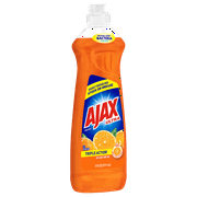 Ajax Ultra Triple Action Liquid Dish Soap, Orange Scent, 14 Fl Oz