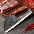 thumbnail image 4 of HLONK Sharp Stainless Steel Meat Cutting Knife - Efficient Kitchen Prep, 4 of 9