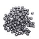 thumbnail image 4 of KAKOWELY 100 dados de plástico de 6 caras de colores para juegos de karaoke, fiestas y bares - n.° 15 (negro), 4 of 4