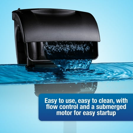 Tetra Whisper IQ Power Filter for Aquariums up to 60 Gallons, 300 GPH, with Stay Clean Technology