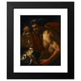 thumbnail image 2 of Johann Carl Loth 12x14 Black Modern Framed Museum Art Print Titled - Diogenes (17th Century), 2 of 5