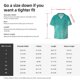 thumbnail image 5 of Fotbe Teal Turquoise1 Camisa Estampada de Manga Corta para Hombre, Casual de Verano, Estilo Playero, Sin Arrugas-Small, 5 of 5