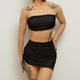 thumbnail image 1 of Trajes de baño para mujer, moda, cómodo, estampado, bikini, traje de baño de color liso para mujer, conjuntos de bikinis, trajes de baño de 3 piezas para mujer, 1 of 6