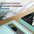 thumbnail image 4 of KOMI pour Google Pixel 8, Étui avec Protecteur d'Écran, Béquille Anneau Réglable à 360° Intégrée, Protection Militaire, Armure Antichoc - Vert, 4 of 5