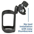 thumbnail image 4 of Zefal Pulse Handlebar Bike Bottle Cage (Multi-Placement and Fit Compatible, Easy Install, Black), 4 of 6
