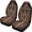 Leather Zipper Design, variant on XYZCANDO Sunflower Paw Print Pattern Car Accessories Polyester Fabric Interior Decor Car Seat Covers Front Seats car Front Seats Car Decor, Soft Anti-Slip Truck Van