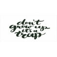 thumbnail image 4 of Saying Piggy Bank, Funny Saying Do Not Grow up It is a Trap Hand Written Style Composition, Ceramic Coin Bank Money Box for Cash Saving, 3.6" X 3.2", Charcoal Grey and White, by Ambesonne, 4 of 4