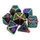 thumbnail image 2 of 7 Uds nuevo Metal poliédrico de varios lados para de DnD dados de 18 Zulema Lote de dados poliédricos, 2 of 7