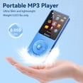 thumbnail image 4 of Reproductor MP3 RUIZU de 64 GB con Bluetooth 5.3, 80 horas de reproducción, color azul, 4 of 7