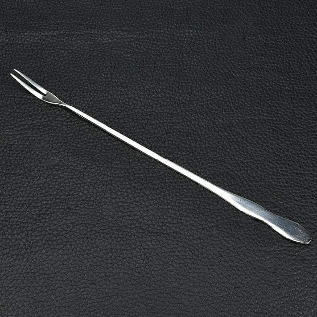 Meitianfacai Eating Fork Dining Fork, Long Stainless Steel Cocktail Fruit Fork Cutlery Dessert Cake Kitchen Tableware