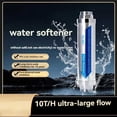thumbnail image 2 of Whole House Central Water Softener Scale Filter Prevent Scale Built Up on Water Pipes Smart Toilet Boilers 1/2 Interface,1 * Scale Water Softener System(1/2 Interface),Silver-Gray, 2 of 6