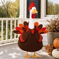 thumbnail image 5 of AZXY Thanksgiving Turkey‑Themed Porch Goose Outfit, 23" Goose Clothes Dress Set, Goose Clothing & Goose Cloth for Cement Plastic Porch Goose Statue, Fall Harvest Outdoor Decor for Yard Lawn Garden, 5 of 6