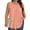 Orange, variant on NTACZA Peplum Womens T-Shirts Plus Size Crew Neck Beige Polka Dot Tank Tops Ladies T Shirts L