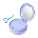 thumbnail image 3 of Caja de almacenamiento de aparatos ortopédicos con espejo Estuche para limpieza de retenedores Mujeres Niños Azul, 3 of 9