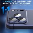 thumbnail image 6 of for iPhone 17 Pro Max Camera Lens Protector, [All-in-one Frosted] [Strong-Adhesion] Metal Frame Tempered Glass Camera Lens Cover-Dark Blue, 6 of 8