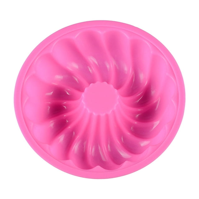 Molde de silicona con forma de espiral para pan, pasteles, mousse, brownies, postres, decoración de pasteles, herramientas para hornear