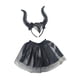 thumbnail image 4 of Conjunto de disfraces de Halloween Yuyangstore Diadema de pelo Faldas tutú negro, 4 of 8