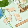 thumbnail image 4 of 1Set Wooden Yarn Spinner Control Card Mixed Animal Mixed Shapes 27.5~100x49.5~100x2mm 4 styles 1pc/style 4pcs, 4 of 6
