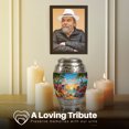 thumbnail image 3 of Yatskia Beach Sunset Mini Memorial Urns for Human Ashes Adult Brother and Sister, Little Keepsake Urn for Adult Ashes, (Monar Pack of 4, 3 Inch), 3 of 8