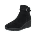 thumbnail image 1 of Anne Klein Womens PAMELA Faux Suede Studded Ankle Boots, 1 of 3
