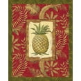 thumbnail image 2 of Charlene Audrey 15x18 Gallery Wrapped Canvas Wall Art Titled - Exotica Pineapple, 2 of 4