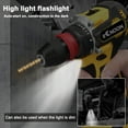 thumbnail image 3 of KKnoon 16.8V 2in1 Lithium Drill Electric Screwdriver Multi-function Power Tool 45Nm Torque Brushless Motor Practical Screw Driver for Home Appliances Furniture Installation Automotive Electronics, 3 of 9
