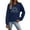 Dark Blue, variant on Luwomo Womens Sweatshirts Christmas Long Sleeve Cartoon Graphic Printed Crew Neck Loose Fit Pullover Tops,Beige,L