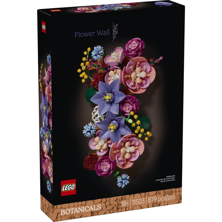 ウォールフラワー 在庫処分✨　セット売り LEGO Botanicals Flower Wall - Building Set for Adults, Ages 18+