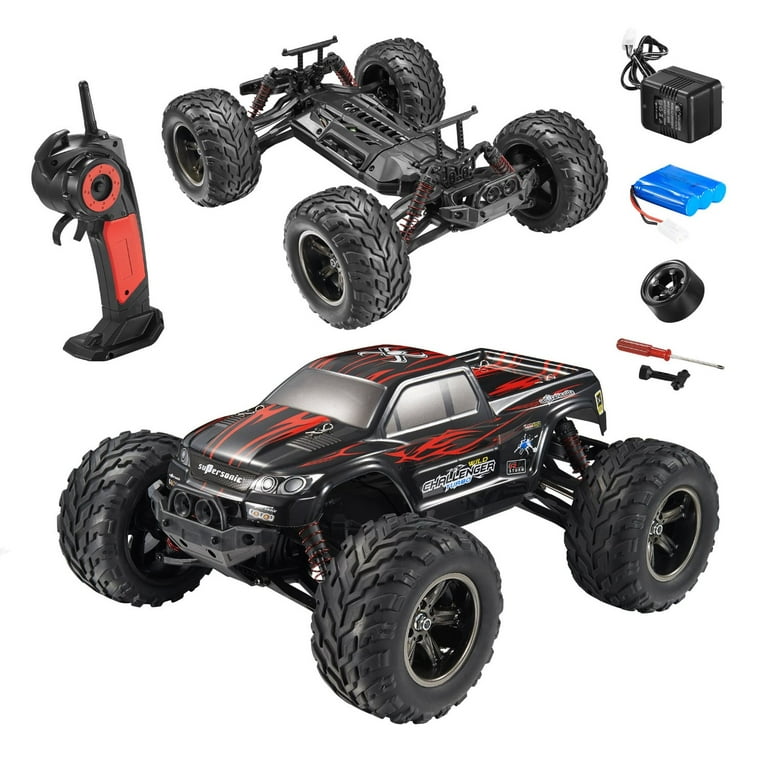 FMT 1 12 IPX4 Scale Electric RC Car Offroad 2.4Ghz 2WD High Speed 33 MPH Remote Controlled Car Truck Color Blue Walmart