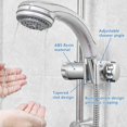 thumbnail image 5 of Soporte de ducha, soporte de ducha de mano impermeable con altura ajustable, para ducha de mano, soporte de ducha de mano reemplazable, cabezal de ducha de 25 mm de diámetro, ABS cromado--, 5 of 5