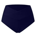 thumbnail image 5 of Sngxgn Women's Swim Boardshorts Beach Bikini Bottoms(Dark Blue,S), 5 of 6