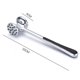 thumbnail image 5 of Meat Tenderizer Stainless Steel Meat Hammer Metal With Two Working Surfaces GuanGuan, 5 of 5