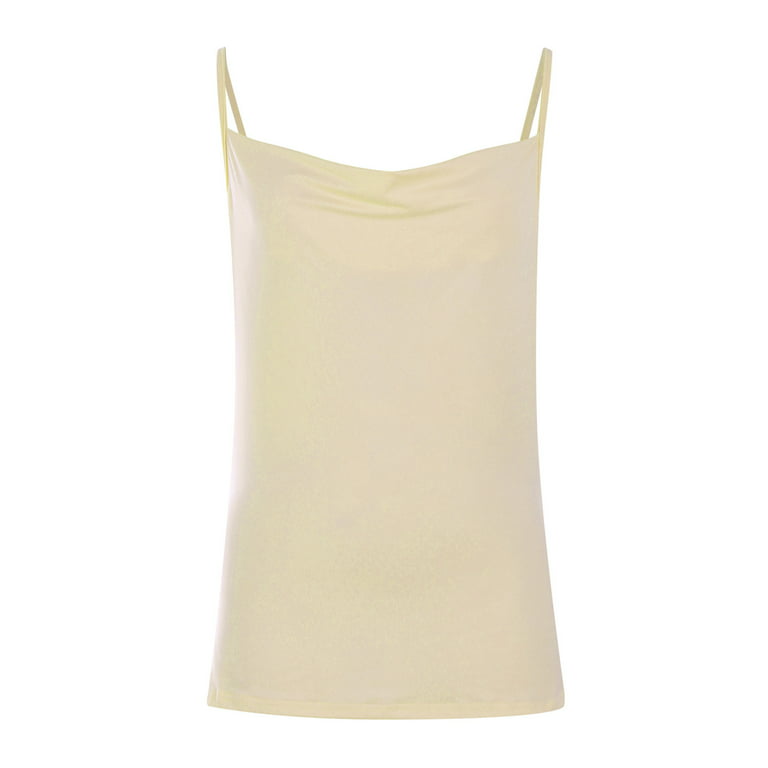 White Printed Vintage Camisole // V-neck Cami // Shiny White Tank