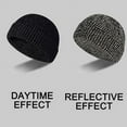 thumbnail image 3 of Sinhoon Reflective Silk Knitted Hat Winter Warm Night Running Cycling Walking Casual Caps For Men Women Beanie Hats Unisex Autumn Caps, 3 of 8